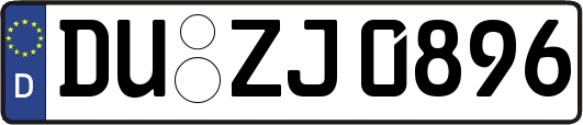 DU-ZJ0896