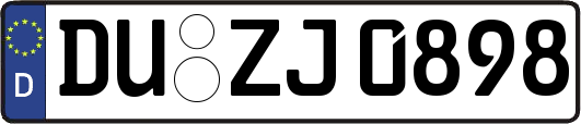DU-ZJ0898