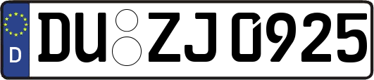 DU-ZJ0925