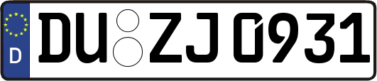 DU-ZJ0931