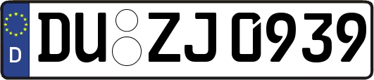 DU-ZJ0939