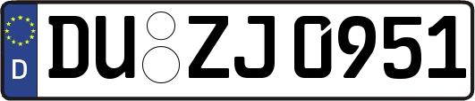DU-ZJ0951