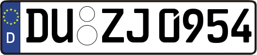 DU-ZJ0954