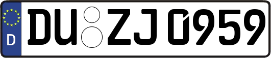 DU-ZJ0959