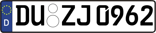 DU-ZJ0962