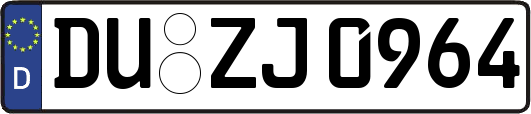 DU-ZJ0964