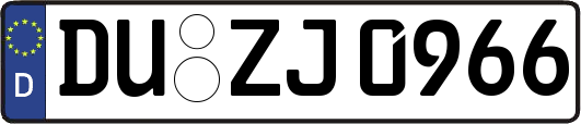 DU-ZJ0966