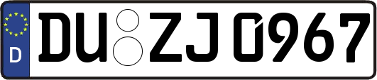 DU-ZJ0967