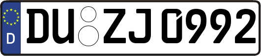 DU-ZJ0992