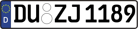 DU-ZJ1189