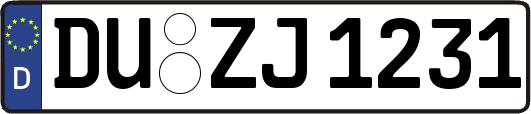 DU-ZJ1231