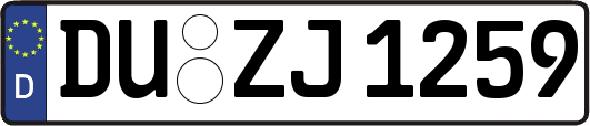 DU-ZJ1259