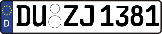 DU-ZJ1381