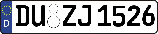 DU-ZJ1526