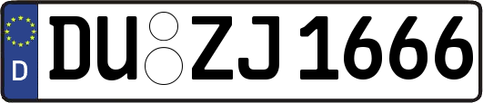 DU-ZJ1666