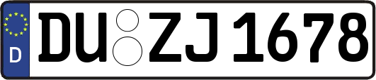 DU-ZJ1678
