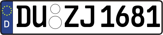 DU-ZJ1681