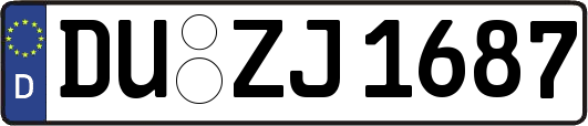 DU-ZJ1687