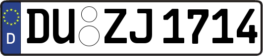 DU-ZJ1714
