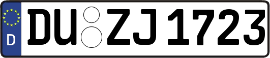 DU-ZJ1723