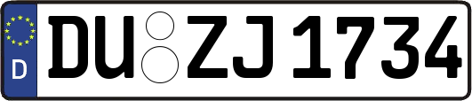 DU-ZJ1734