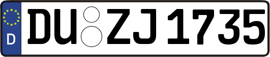 DU-ZJ1735