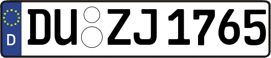 DU-ZJ1765