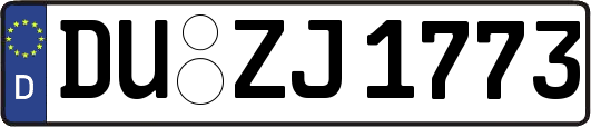 DU-ZJ1773