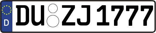 DU-ZJ1777