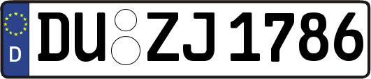 DU-ZJ1786