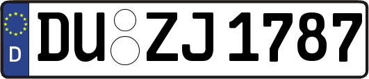 DU-ZJ1787