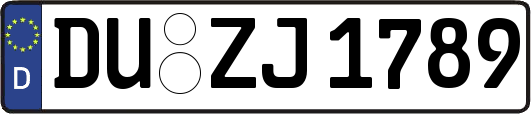 DU-ZJ1789