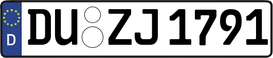 DU-ZJ1791