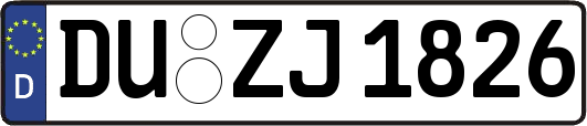 DU-ZJ1826