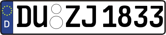 DU-ZJ1833
