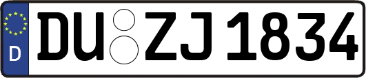 DU-ZJ1834