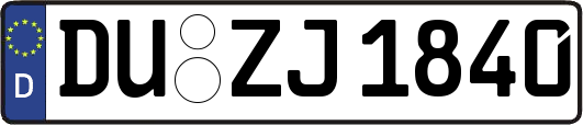 DU-ZJ1840