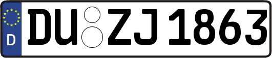 DU-ZJ1863