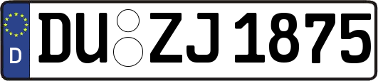 DU-ZJ1875