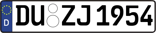 DU-ZJ1954