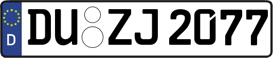DU-ZJ2077