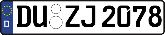 DU-ZJ2078