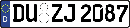 DU-ZJ2087