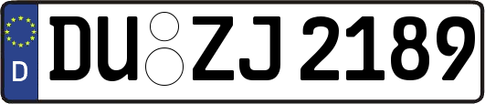 DU-ZJ2189