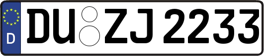 DU-ZJ2233