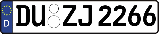 DU-ZJ2266
