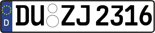 DU-ZJ2316
