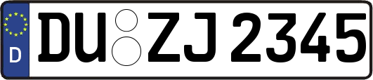 DU-ZJ2345