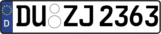 DU-ZJ2363
