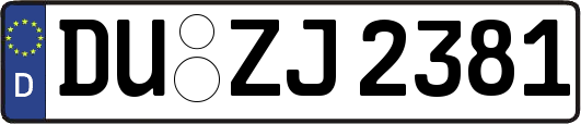 DU-ZJ2381